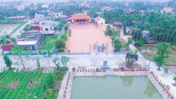Xã Kiến Thiết, huyện Tiên Lãng là địa phương đầu tiên của Hải Phòng khởi công xây dựng công trình nông thôn mới kiểu mẫu. Ảnh: Trung Kiên.