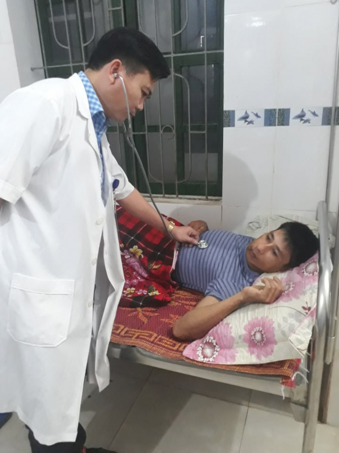 Sau 9 ngày điều trị, chiều 4/3 anh Lực đã được xuất viện. Ảnh: ĐQ.