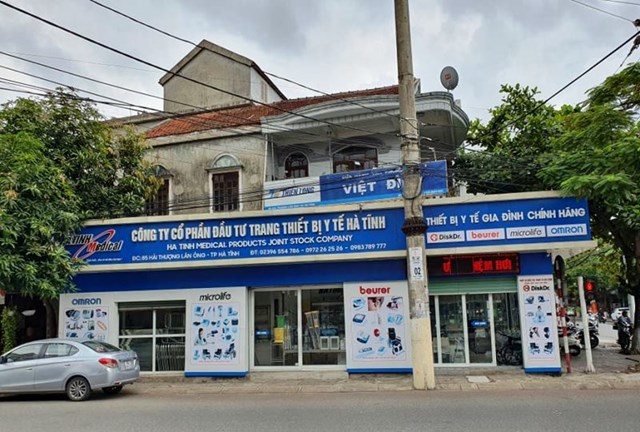 Trụ sở Công ty TTBYT Hà Tĩnh. Ảnh: Gia Hưng.