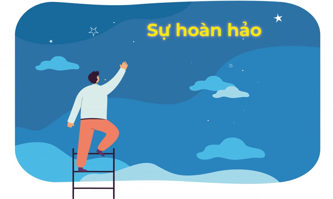 'Đừng cố tìm sự hoàn hảo'. Đồ họa: Trương Khánh Thiện.