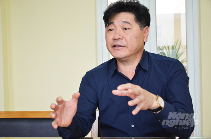 Ông Lê Quốc Thanh - Giám đốc Trung tâm Khuyến nông Quốc gia: 'Nhiều tỉnh thực hiện Nghị quyết 'tả' quá, giải tán cả Trung tâm Khuyên nông và đội ngũ khuyến nông chuyên trách ở xã'. Ảnh: Dương Đình Tường.