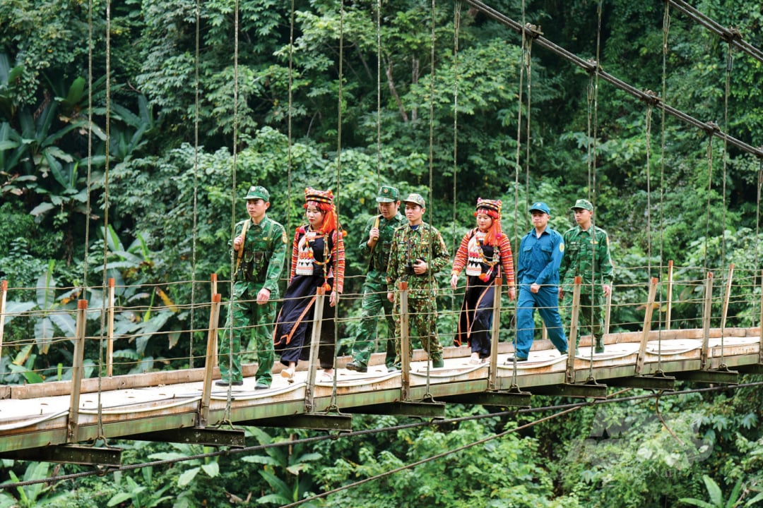 Tuần biên. Ảnh: Quốc Nhật.