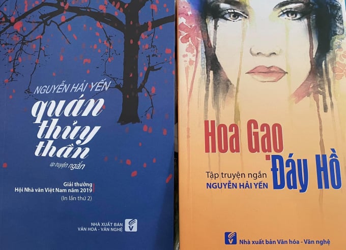 1-hai-yen-092945_616.jpg Hai tác phẩm đã xuất bản của nhà văn Nguyễn Hải Yến.