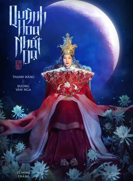 1-quynh-hoa-nhat-da-214306_875.jpg Tạo hình của siêu mẫu Thanh Hằng trong phim cổ trang 'Quỳnh hoa nhất dạ'.