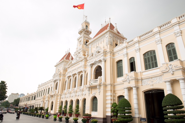 Trụ sở UBND TPHCM tại phường Bến Nghé, quận 1.