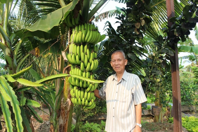 11111-101719_934.jpg Cựu Phó Thủ tướng Trương Vĩnh Trọng trong vườn nhà ở Bến Tre - Ảnh: Kỳ Quan,