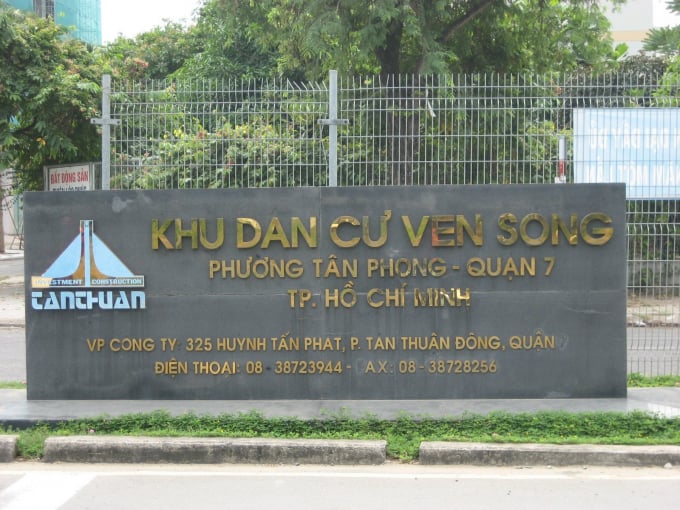img2293-113637_500.jpg Dự án khu dân cư ven sông, phường Tân Phong, quận 7, một trong những dự án liên quan đến sai phạm của ông Thông. Ảnh: Tư liệu.