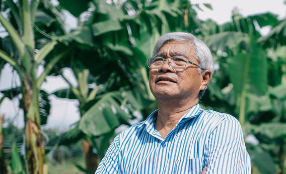 Mr. Vo Quang Huy - Director of Huy Long An Co., Ltd. Photo: Minh Phuc.