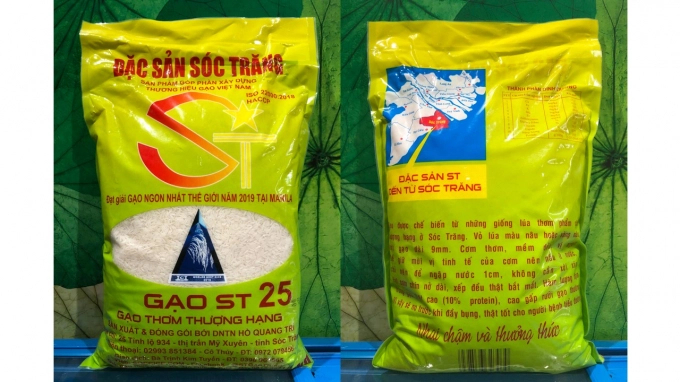 Genuine ST25 is distributed by Viet Food Agricultural Product Chain Joint Stock Company in Hanoi. VAN Photo