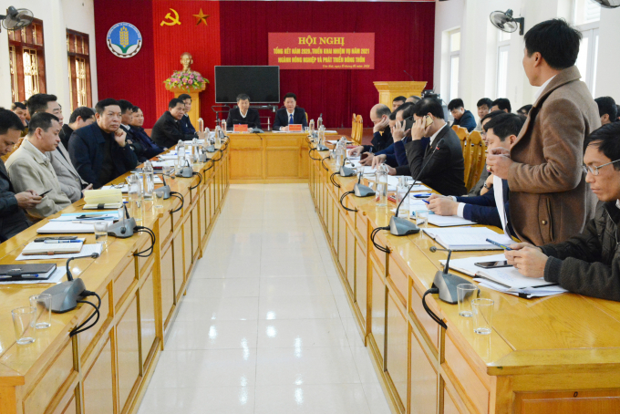 Sở NN-PTNT tổng kết sản xuất nông nghiệp năm 2020. Ảnh: Thái Sinh.