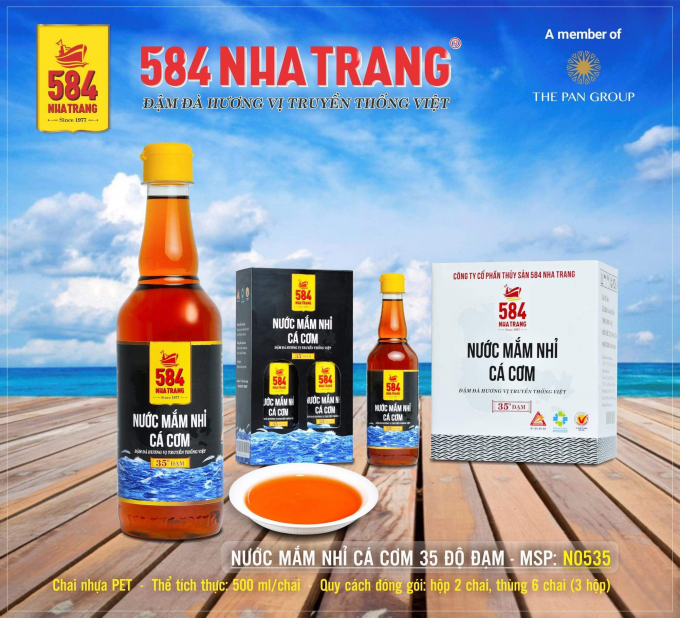 Nước mắm 584 Nha Trang luôn được người tiêu dùng ưa chuộng. Ảnh: Tr Thủy.