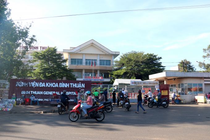benh-vien-binh-thuan-093750_1.jpg Tính đến 16 giờ ngày 27/6, tỉnh Bình Thuận đã ghi nhận 7 trường hợp mắc Covid-19. Ảnh: NT.