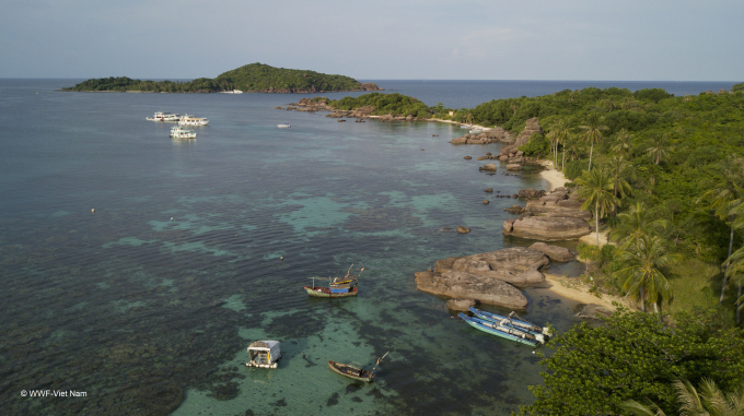 anh-chup-tai-phu-quoc-kien-giang-1-112506_666.jpg WWF kêu gọi chính phủ các nước cùng hợp tác và ủng hộ một thỏa thuận toàn cầu mang tính ràng buộc pháp lý về ô nhiễm nhựa. Ảnh: WWF.
