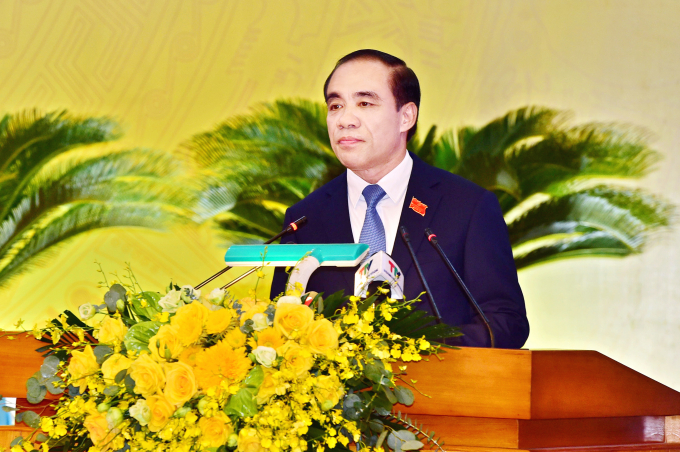 bi-thu-phat-bieu-091725_708.jpg Ông Chẩu Văn Lâm tiếp tục tái đắc cử Bí thư Tỉnh ủy Tuyên Quang. Ảnh: Thành Công.
