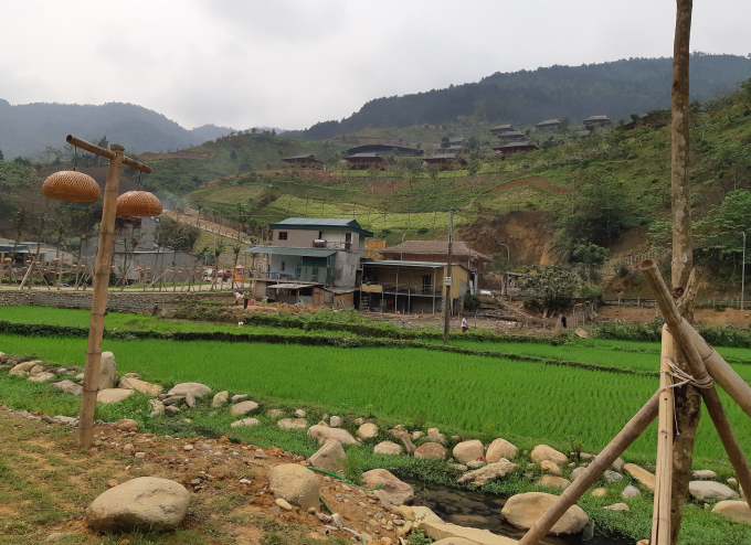 h3-074745_392.jpg Khu nhà sàn và nhà nghỉ Bungalow trên núi Đán Đông. Ảnh: Thái Sinh.