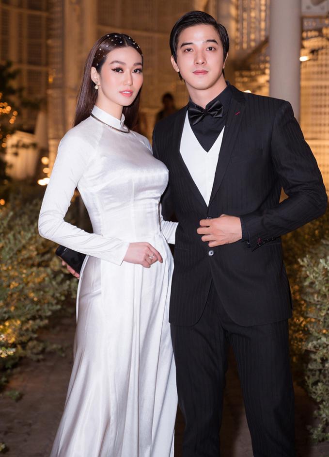 Khánh My và bạn trai Tiến Vũ.