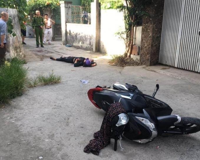 Hiện trường vụ án mạng.