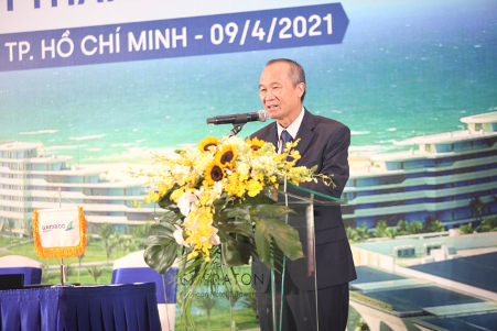 a3-135145_336.jpeg Ông Dương Công Minh – Chủ tịch HĐQT Sacombank phát biểu tại sự kiện.