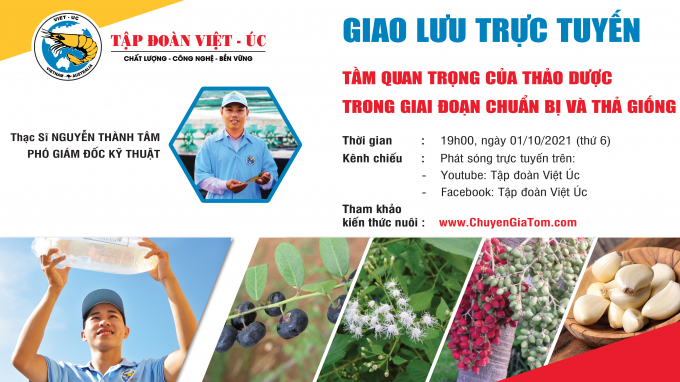 banner-live-stream-01-10-2021-new-142727_886.jpg Vừa qua buổi giao lưu tập trung vào chủ đề sử dụng thảo dược trong nuôi tôm đã thu hút người xem vì tính hữu ích, thực tế