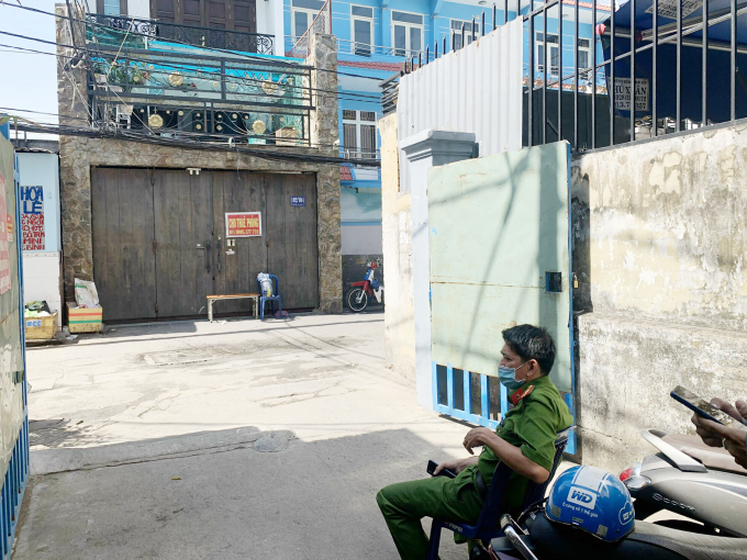 Khu nhà trọ ở hẻm 102 Lê Văn Thọ quận Gò Vấp được gỡ bỏ phong tỏa. Ảnh: CTV.