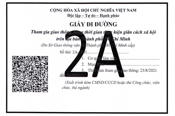 giay-di-duong-192222_571.jpg Mẫu giấy đi đường trong thời gian TP.HCM thực hiện giãn cách xã hội từ 0h ngày 23/8 đến hết ngày 6/9.