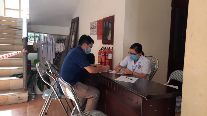 20210726_154816-222101_899.jpg Kiểm tra lấy mẫu xét nghiệm tại CDC Bắc Kạn. Ảnh: Toán Nguyễn.