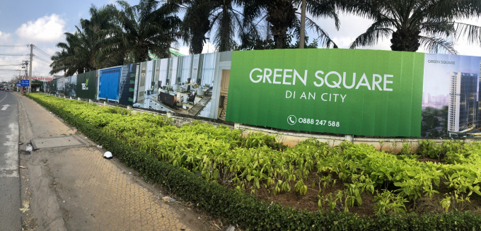 green-que-2-174908_61.jpg Bên ngoài của Dự án chung cư cao cấp Green Square được quảng bá rất hoành tráng. Ảnh: Đức Trung.