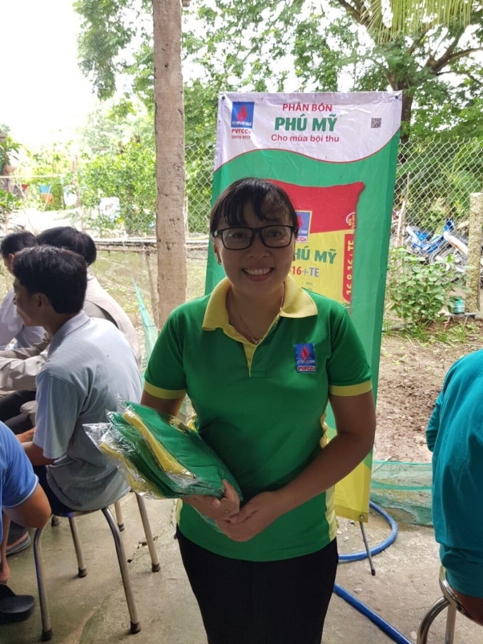 Chị Phạm Thanh Thoảng trong buổi Hội thảo. Ảnh: Lê Trúc.