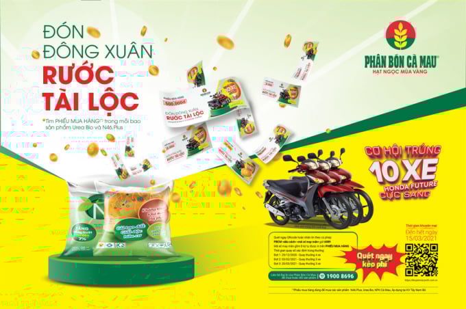 Chương trình 'Đón Đông Xuân – Rước Tài Lộc' 2020 của Phân Bón Cà Mau. Ảnh: Lan Anh.