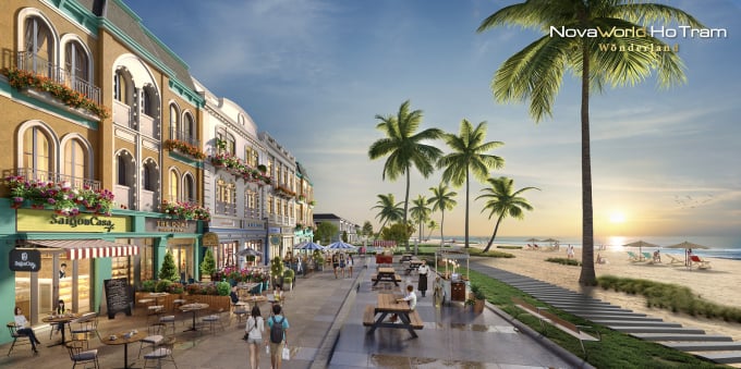 6n-113939_671.jpeg Dãy shophouse dọc trục đường ven biển. Ảnh: Quang Dương.