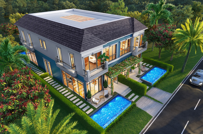 7n-113155_96.jpg Biệt thự tứ lập Wonderlan. Ảnh: Quang Dương.