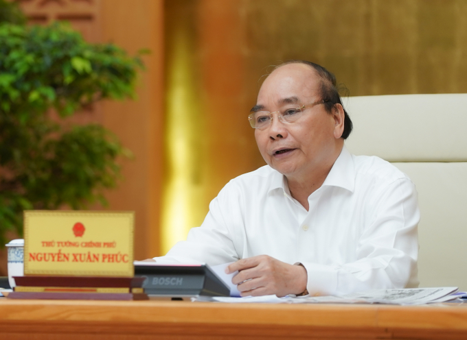 thu-tuong-182739_259.jpeg Thủ tướng kết luận cuộc họp Thường trực Chính phủ chiều 22/4. Ảnh: VGP.
