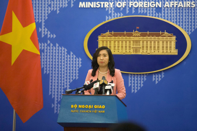 Người phát ngôn Bộ Ngoại giao Lê Thị Thu Hằng. Ảnh: MOFA.