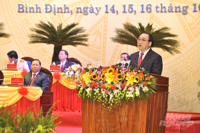 img-2607-112714_871.jpg Ông Hoàng Trung Hải, Ủy viên Bộ Chính trị, Phó trưởng Bộ phận thường trực chuyên trách Tiểu ban Văn kiện Đại hội XIII của Đảng, phát biểu tại Đại hội. Ảnh: Vũ Đình Thung.