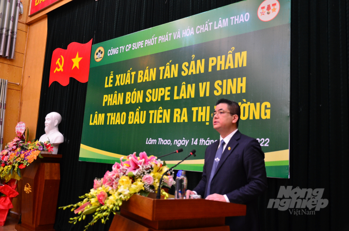 dsc_6583-114400_158.jpg Tổng Giám đốc công ty, anh Phạm Thanh Tùng trong lễ ra mắt sản phẩm mới. Ảnh: Dương Đình Tường.