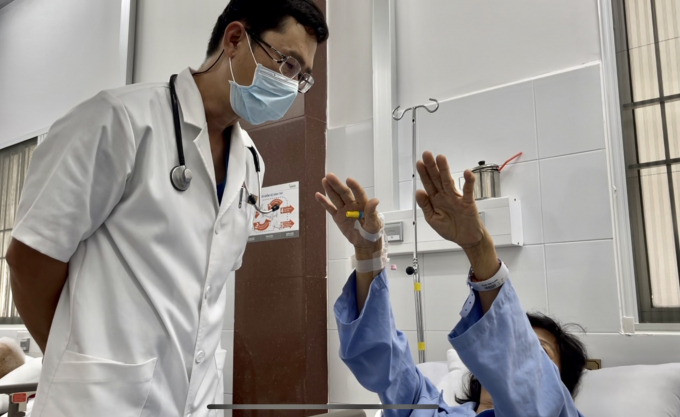 Hiện nay sức khỏe bệnh nhân hồi phục tốt sau can thiệp. Ảnh: BVCC.