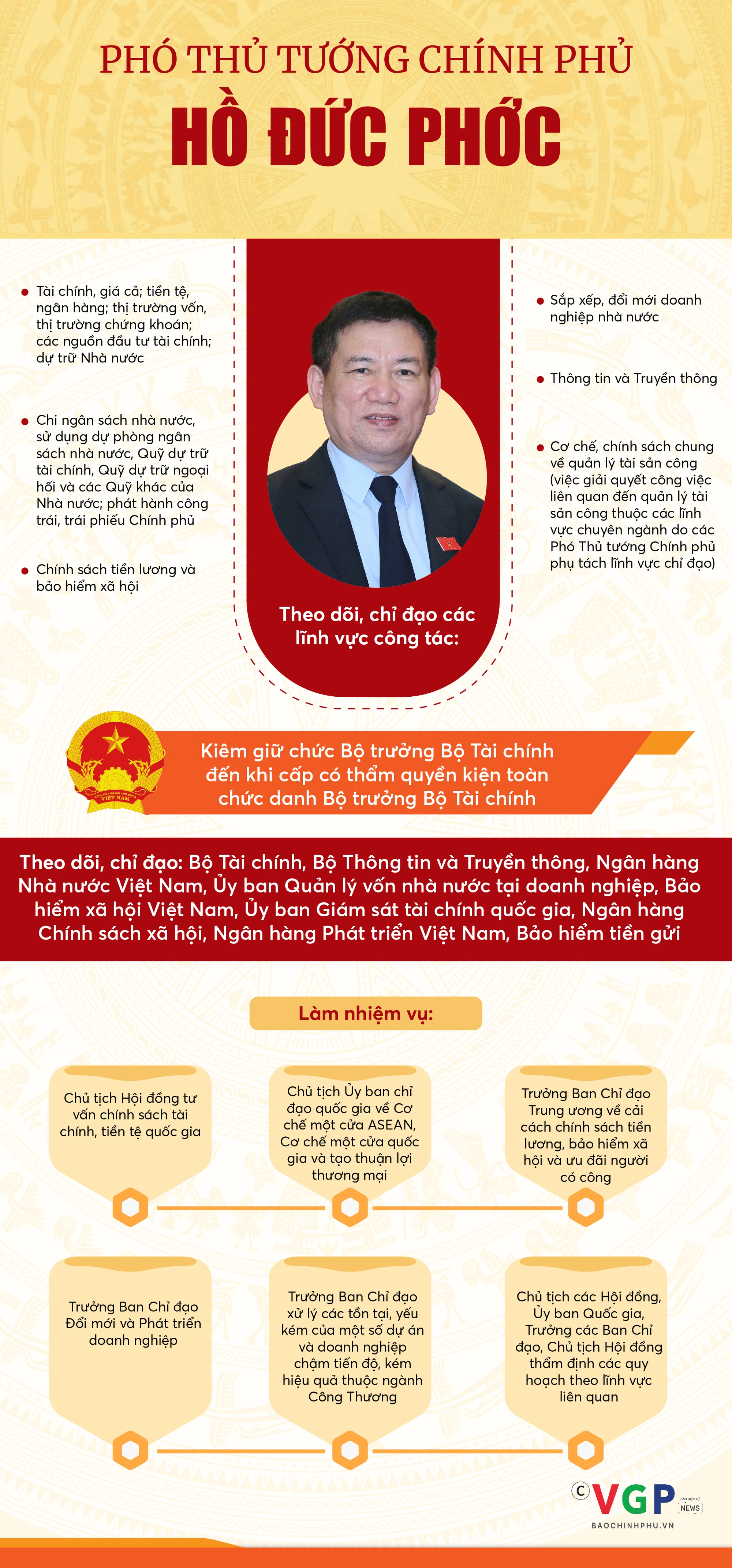 INFOGRAPHICS: Nhiệm vụ của các Phó Thủ tướng Chính phủ theo phân công- Ảnh 4.