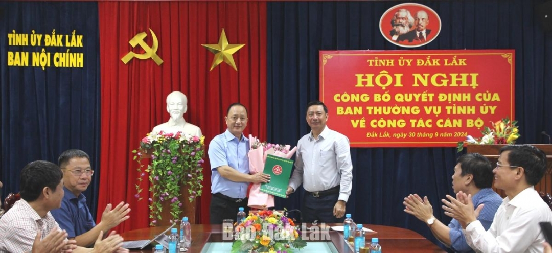 Bổ nhiệm tân Phó Trưởng Ban Nội chính Tỉnh ủy- Ảnh 1.