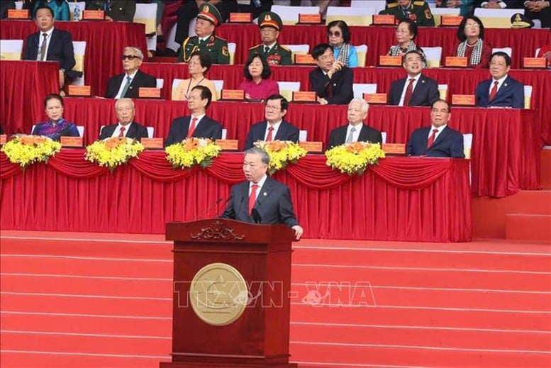 TRỰC TIẾP: Kỷ niệm trọng thể 50 năm Giải phóng miền Nam, thống nhất đất nước- Ảnh 1.