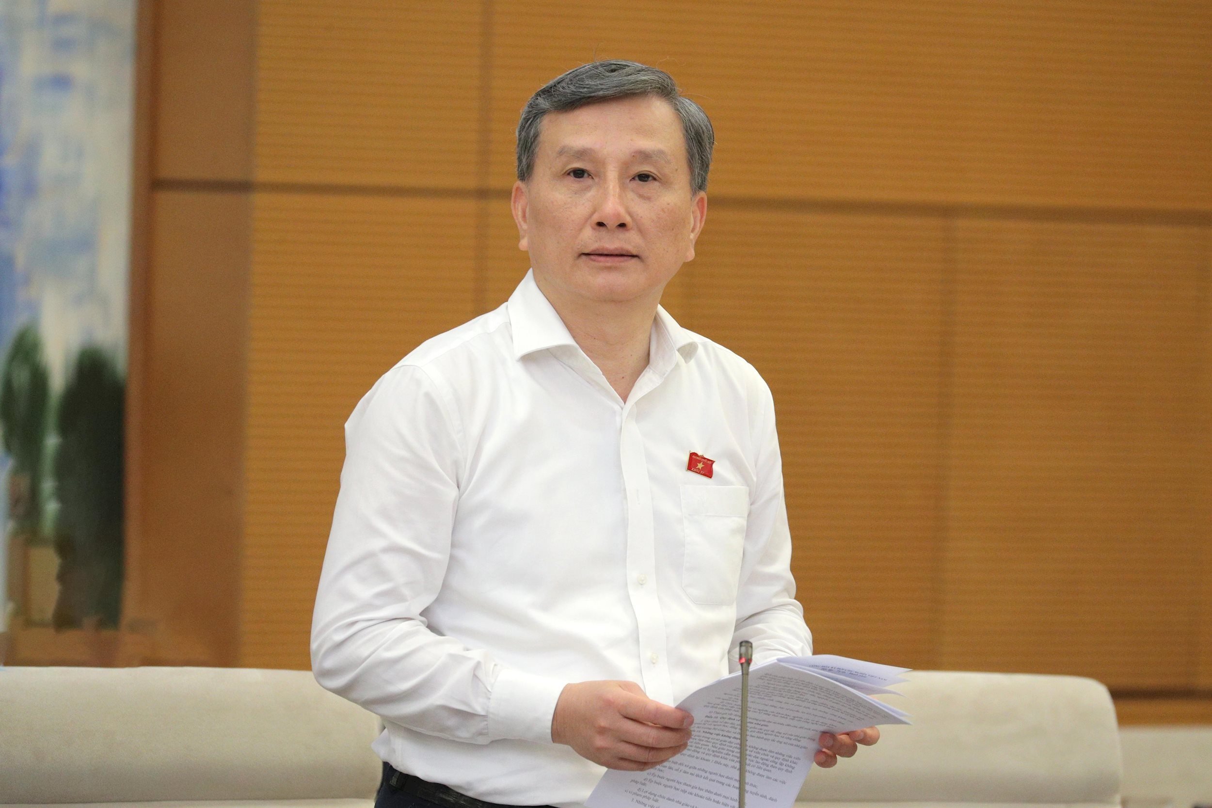 Chủ nhiệm Ủy ban Khoa học, Công nghệ và Môi trường Lê Quang Huy
