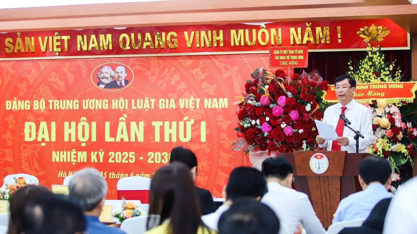Đại hội Đảng bộ Trung ương Hội Luật gia Việt Nam lần thứ I nhiệm kỳ 2025-2030