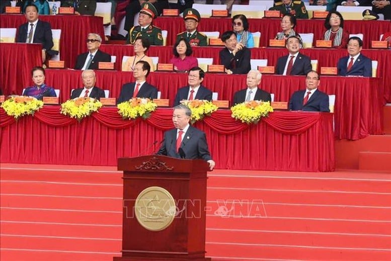 TRỰC TIẾP: Kỷ niệm trọng thể 50 năm Giải phóng miền Nam, thống nhất đất nước- Ảnh 1.
