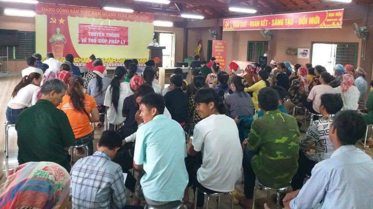 Trợ giúp pháp lý giúp người dân “giảm nghèo về pháp luật'