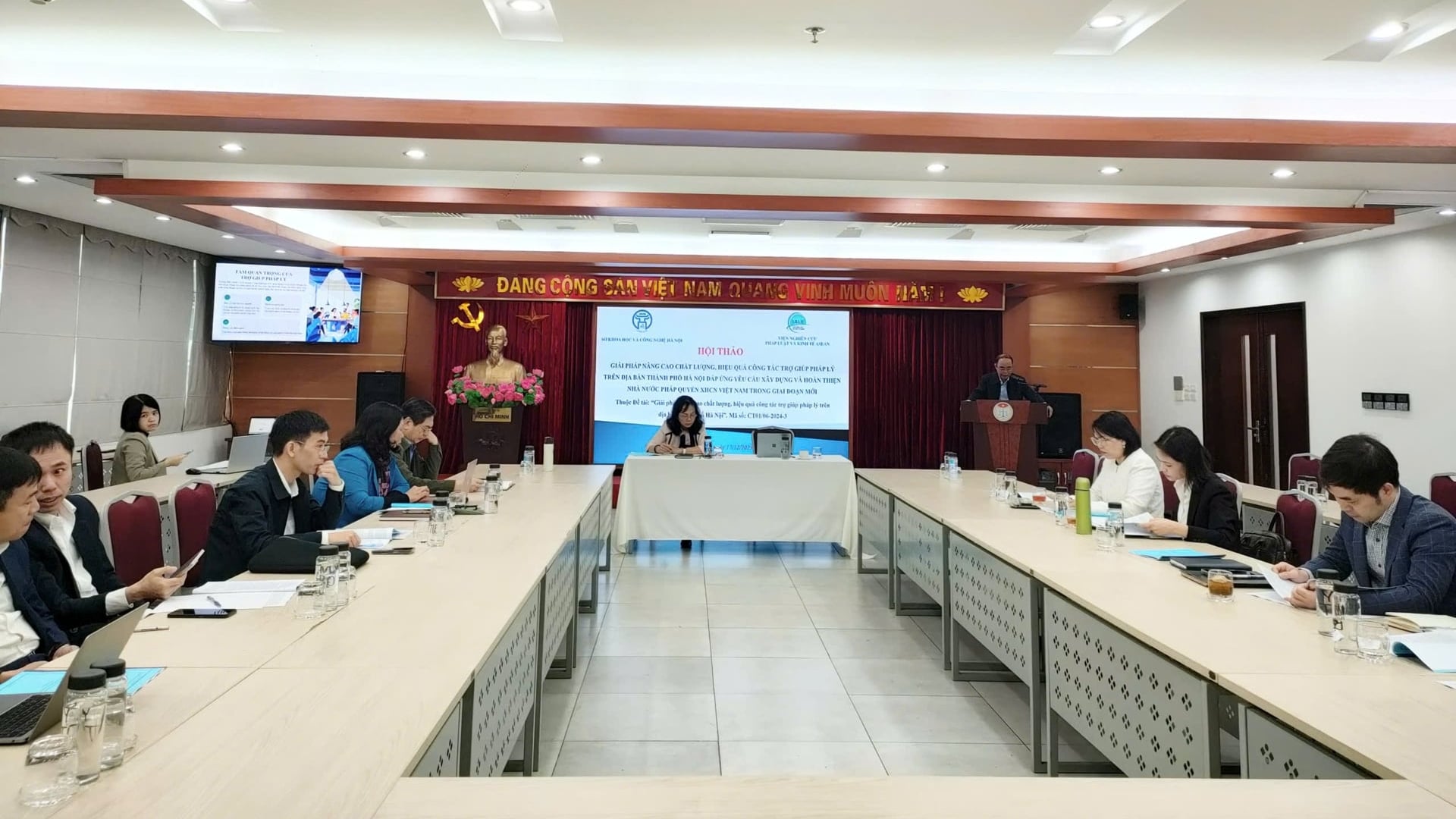 Hội thảo khoa học giải pháp nâng cao chất lượng, hiệu quả công tác trợ giúp pháp lý trên địa bàn Hà Nội 