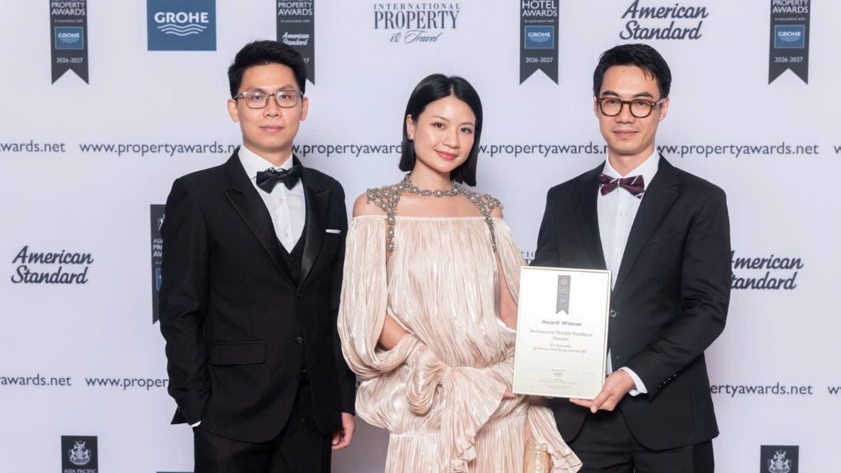 The Komorebi thắng giải kiến trúc danh giá tại Asia Pacific Property Awards 2026