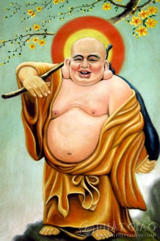 Hình ảnh Bố Đại Hòa thượng (Di Lặc) 1 trong 18 vị La Hán của Phật giáo Trung Hoa