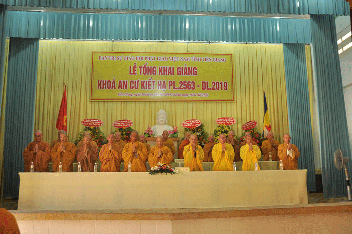 Phật Giáo tỉnh Tiền Giang tổng khai giảng khóa an cư PL.2563