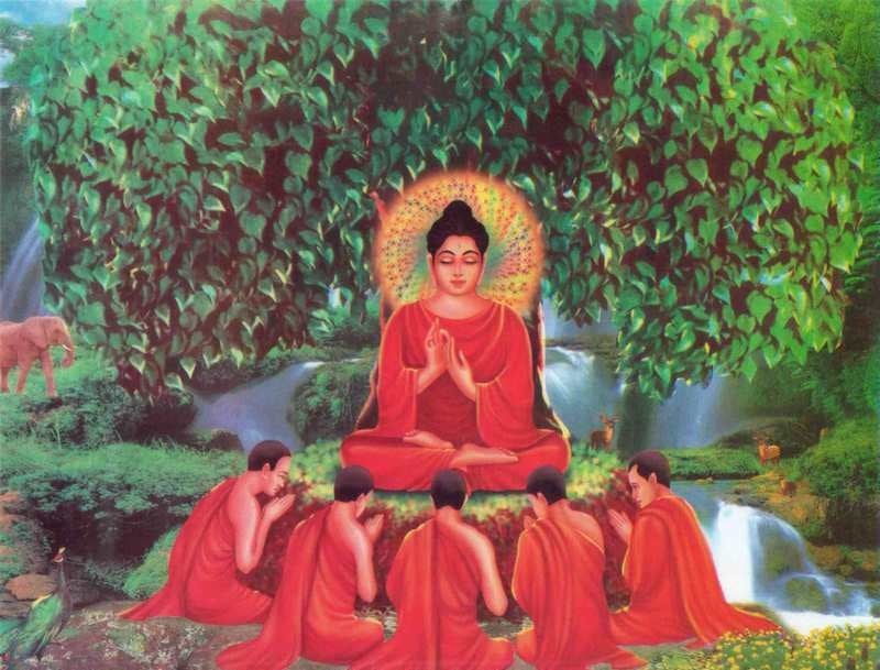 Kinh Chuyển Pháp Luân là bài giảng pháp đầu tiên mà Đức Phật thuyết giảng cho năm anh em Kiều Trần Như tại vườn Lộc Uyển sau khi Ngài đắc đạo.