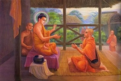 Vị quan đệ nhất đại thần đó chính là tiền thân Xá Lợi Phất. Kẻ Bà-la-môn kia là tiền thân Đề-Bà Đạt-Đa. Còn vua Đại Quang Minh chính là tiền thân của Thích Ca Như Lai