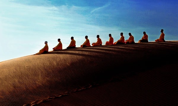 Thiền chỉ và Thiền quán được coi là phương tiện tuyệt vời nhất đưa đến nhất tâm và tăng trưởng trí tuệ. Nguồn ảnh: Internet